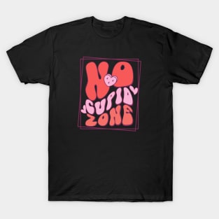 No Cupid Zone Love Sucks Anti Love Anti Valentines Day T-Shirt